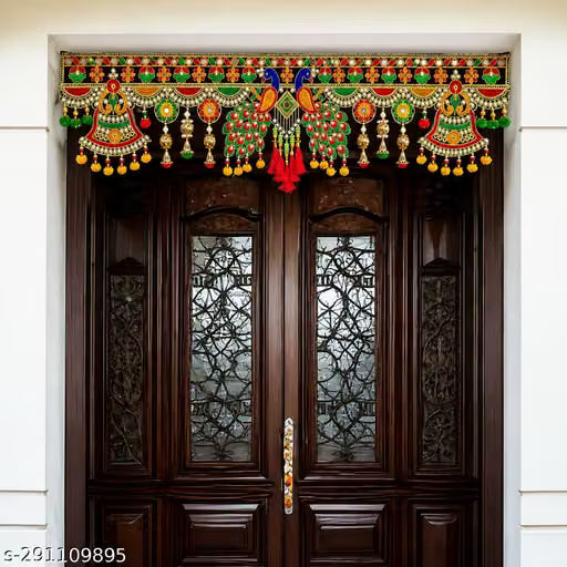 DK trades® Door Toran with Traditional & Unique Design – 36 Inch Decorative Toran for Door, Diwali, Festival & Home Decor – Handmade, Ethnic Wall Hanging for Puja & Celebration