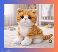 Cat Plush Toy | Stuffed Plush Animal for Kids & Adults | Kawaii Cute Cat Toy for Cuddles, Gifts & Room Decor | for Birthdays, Valentine's Day, New Year, Christmas