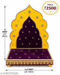 Decoration singhasan with backdrop