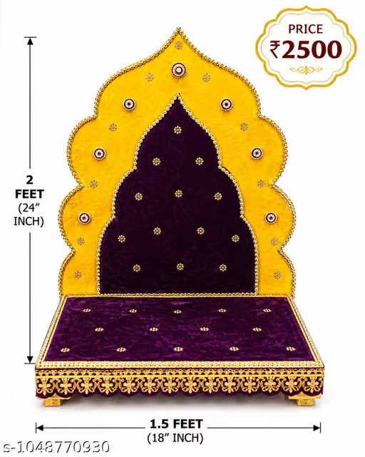 Decoration singhasan with backdrop